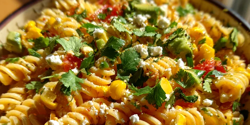 Mexican Corn Pasta Delight