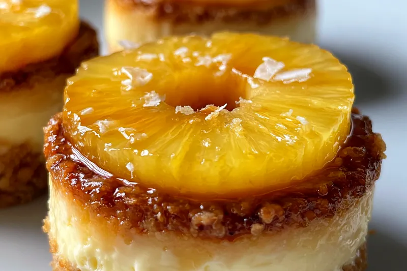 Cooking process for Mini Pineapple Cheesecake Bites