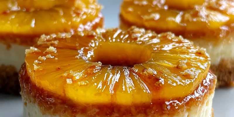 Mini Pineapple Cheesecake Bites