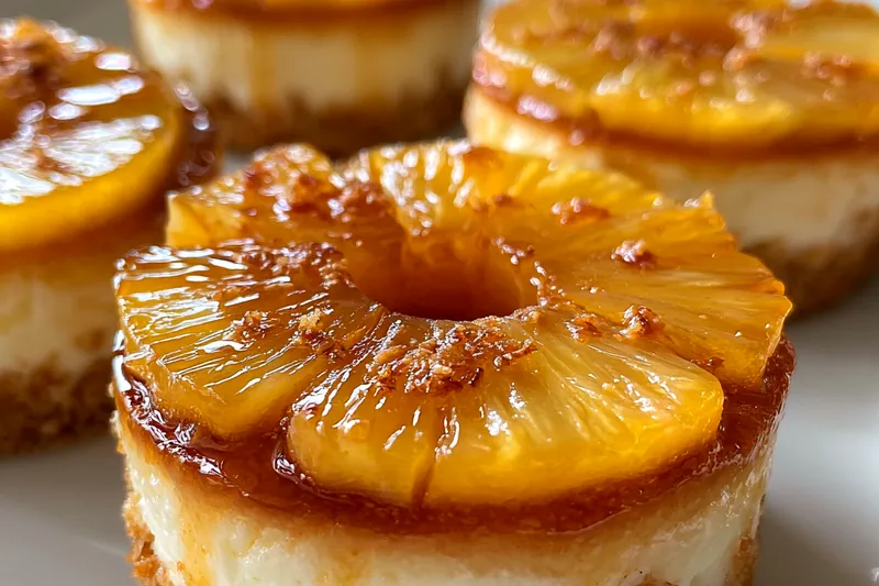 Fresh ingredients for Mini Pineapple Cheesecake Bites