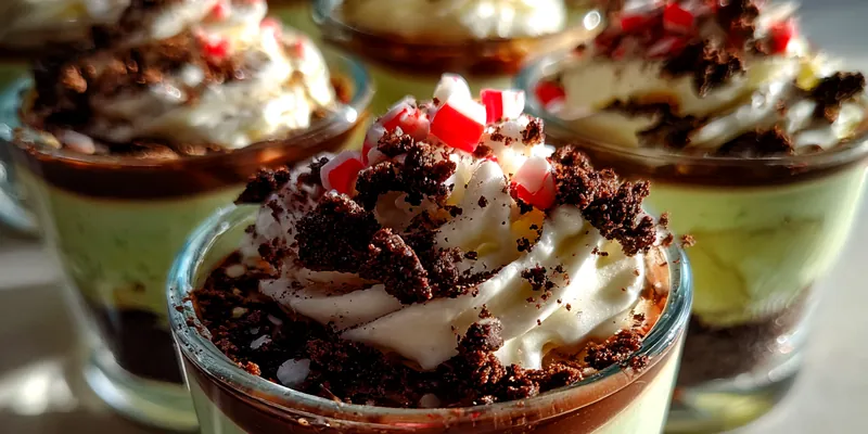Mint Chocolate Parfaits