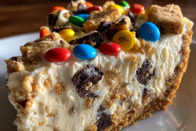 Fresh ingredients for Monster Cookie Cheesecake Delight