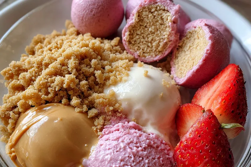 Cooking process for No-Bake Strawberry Protein Bites