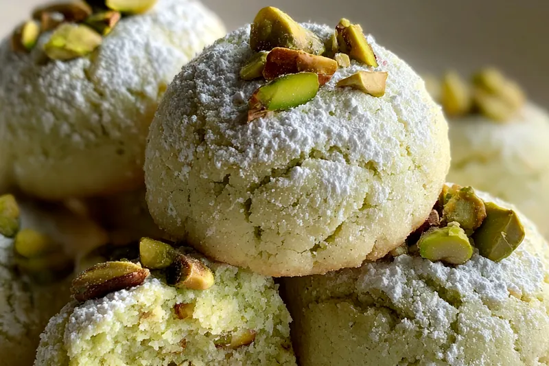 Cooking process for Nutty Green Tea Cookies