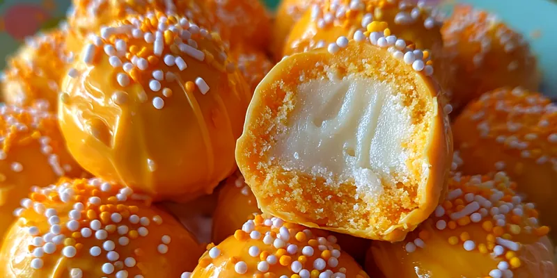 Orange Creamy Truffle Bites
