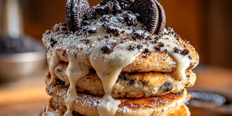 Decadent Oreo Pancakes