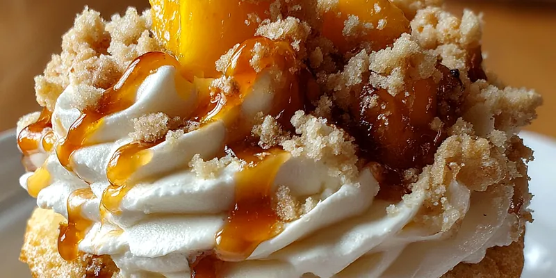 Peach Cream Cheese Cupcakes