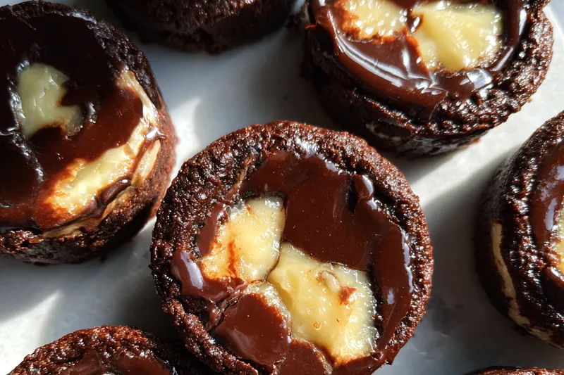 Fresh ingredients for Peanut Butter Brownie Cookies