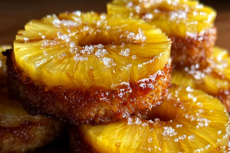 Cooking process for Pineapple Upside Down Cookies