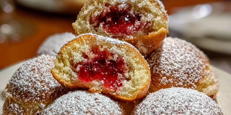 Raspberry Snowball Treats