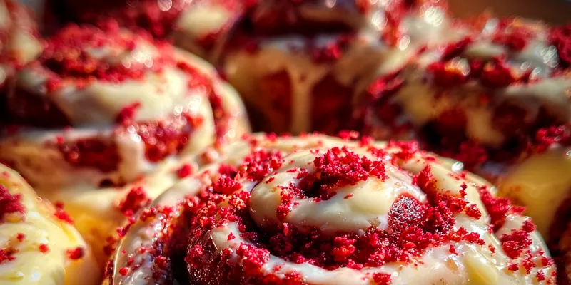 Red Velvet Cinnamon Rolls