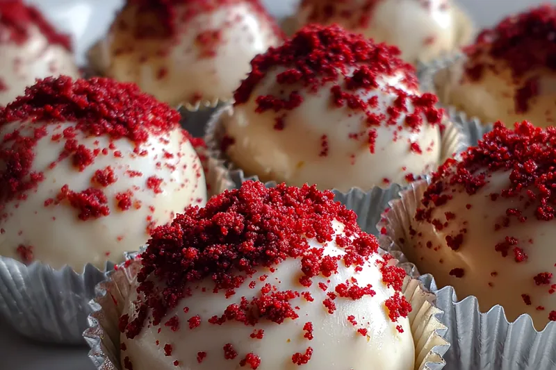Fresh ingredients for Red Velvet Truffle Bites