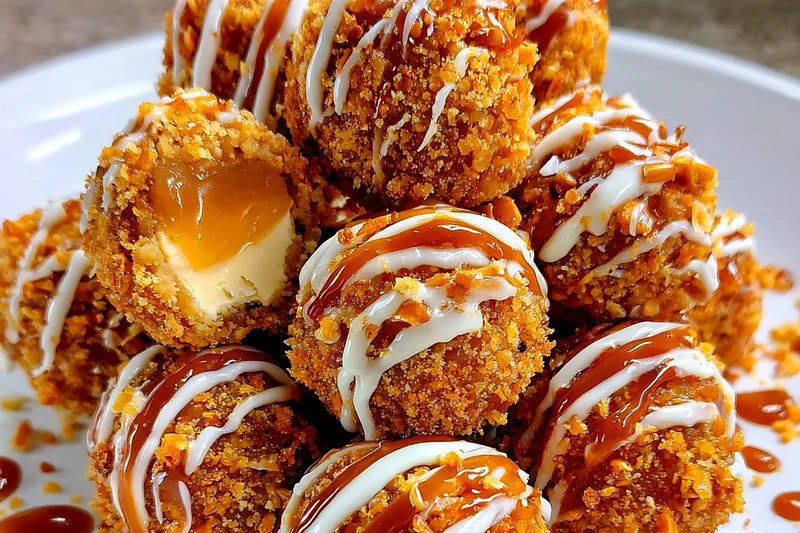 Cooking process for Salted Caramel Pretzel Bites