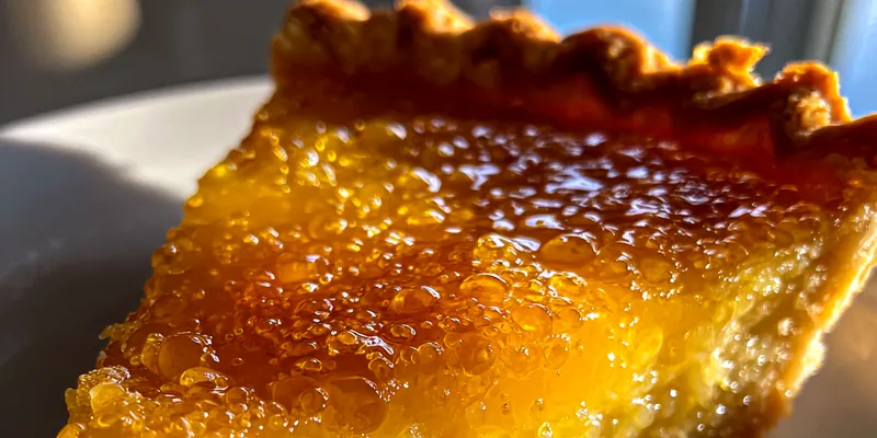 Salted Honey Whiskey Pie
