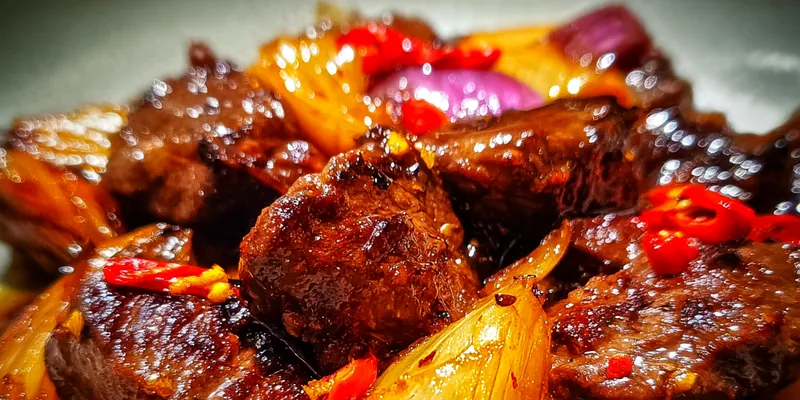 Savory Beef Onion Stir-Fry