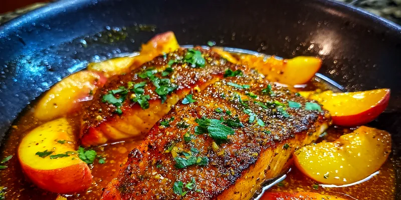 Savory Bourbon-Glazed Salmon