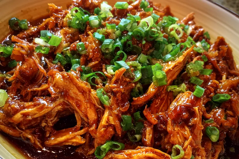Fresh ingredients for Savory Braised Bourbon Chicken