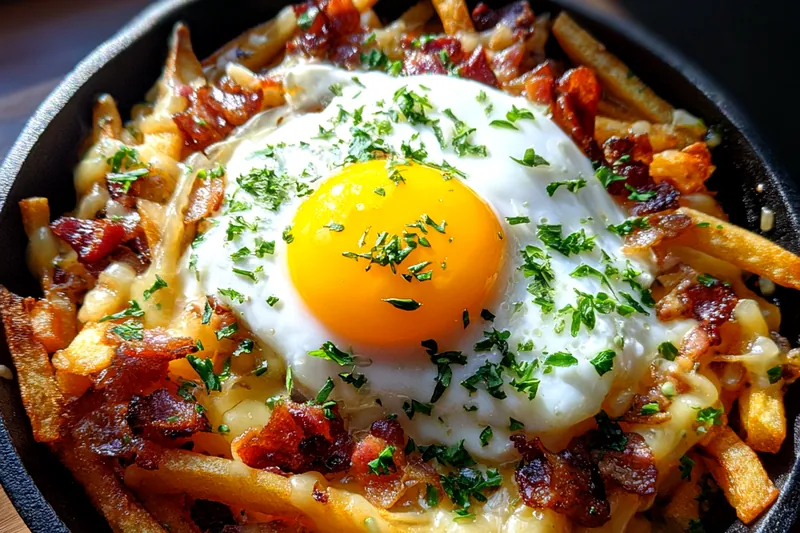 Fresh ingredients for Savory Breakfast Skillet Fries