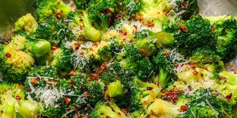 Savory Garlic Parmesan Broccoli