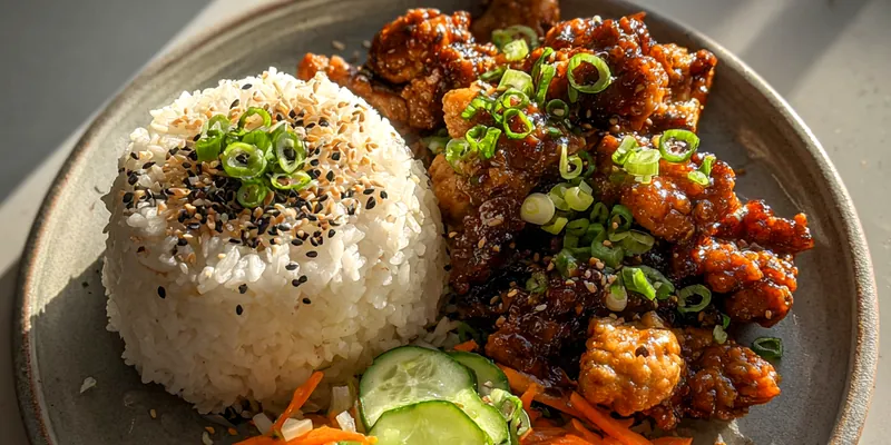 Savory Glazed Chicken Bowl