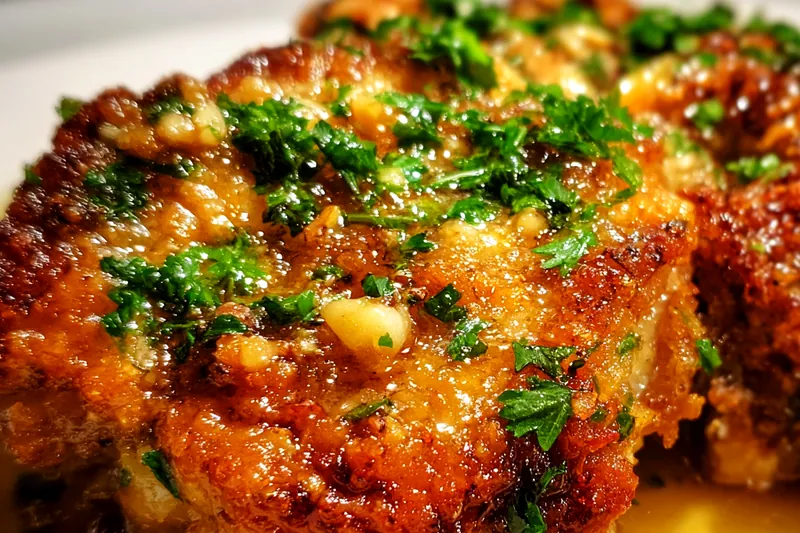 Cooking process for Savory Herb Crusted Chicken