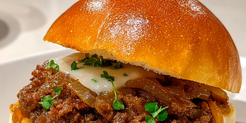 Savory Onion Beef Sandwich
