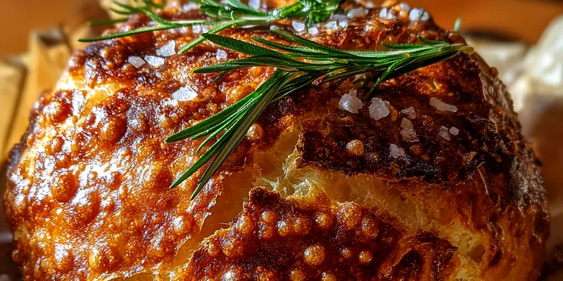 Savory Rosemary Artisan Bread