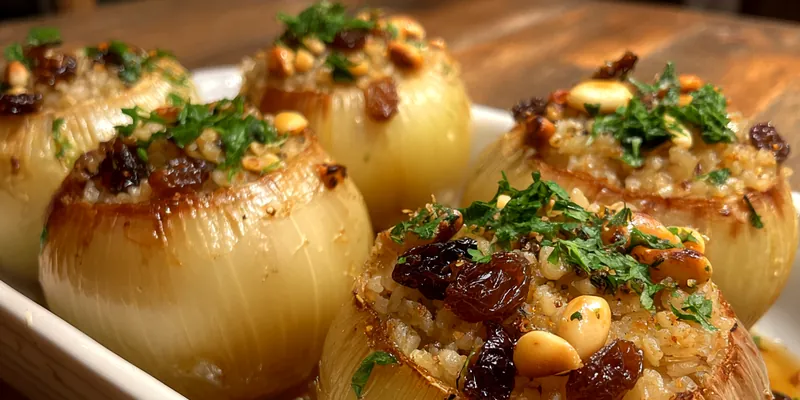 Savory Stuffed Onions