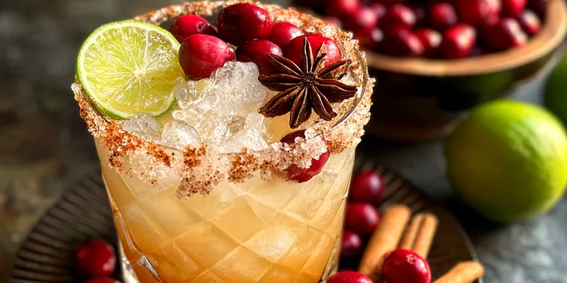Spiced Cranberry Margarita