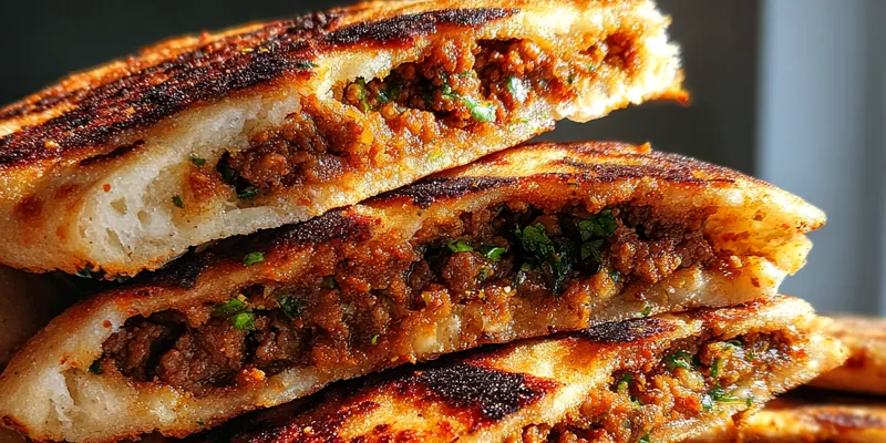 Spiced Meat Pita Pockets