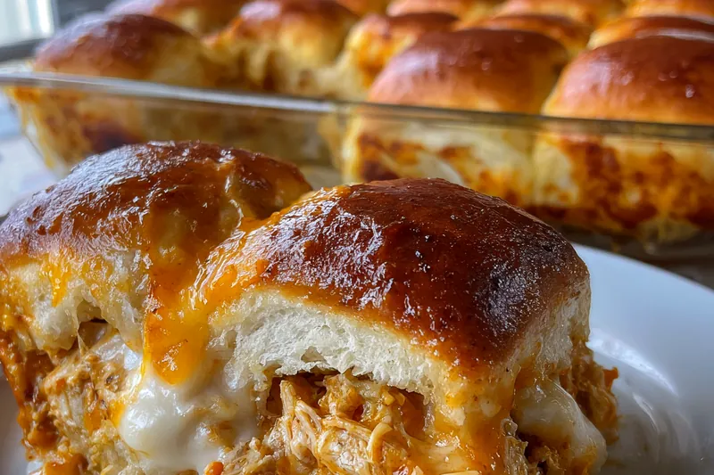 Cooking process for Spicy Buffalo Chicken Rolls