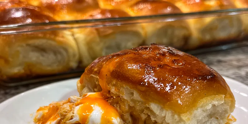 Spicy Buffalo Chicken Rolls