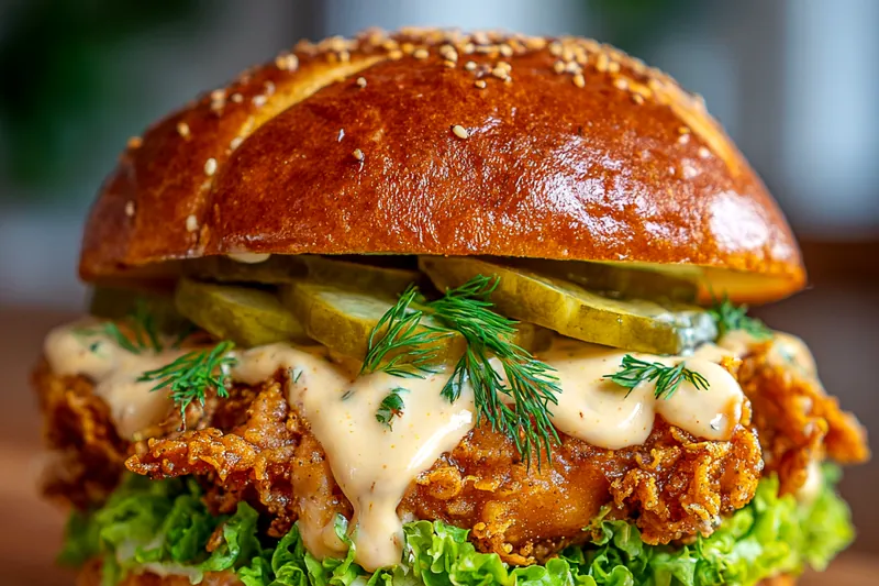 Chef frying chicken in a skillet, showcasing the crispy texture of the chicken during the cooking process.