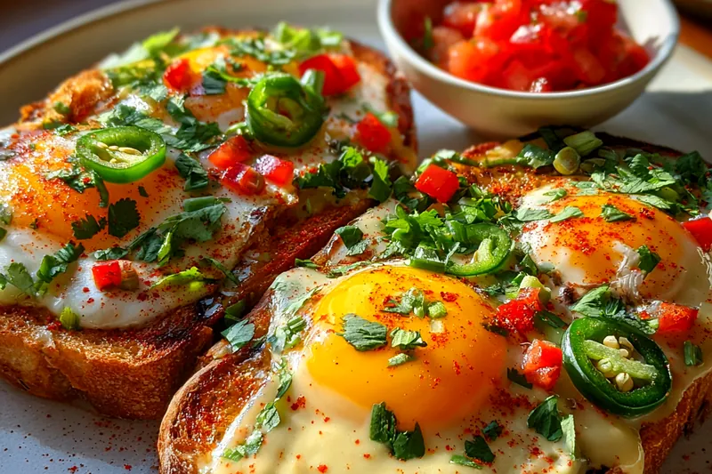 Fresh ingredients for Spicy Egg Benedict