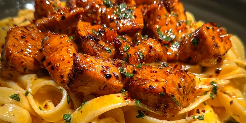 Spicy Honey Butter Chicken Pasta