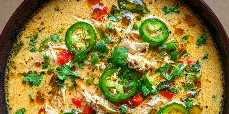 Spicy Jalapeño Chicken Soup