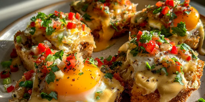 Spicy Mexican Breakfast Stack