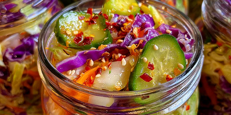 Spicy Pickle Slaw Delight