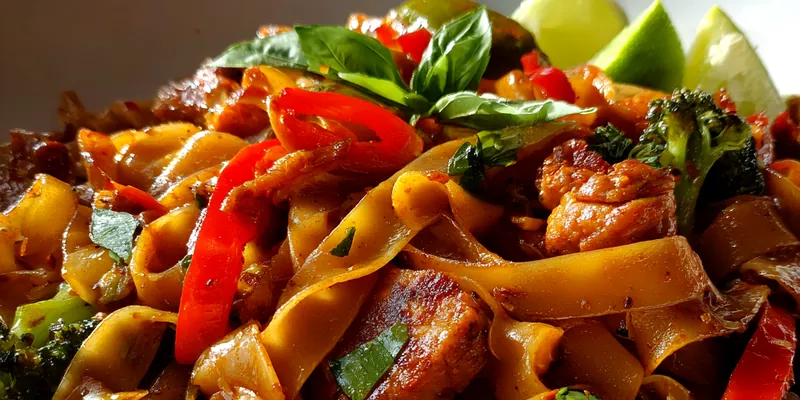 Spicy Thai Noodle Stir-Fry