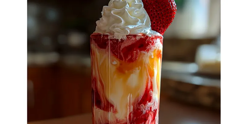 Strawberry Cream Float