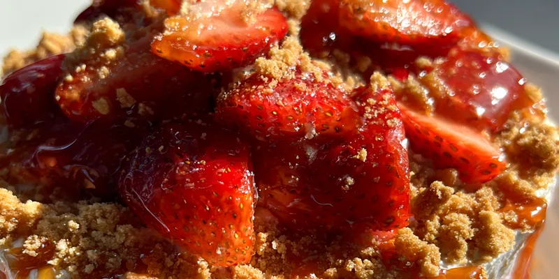 Strawberry Crunch Layer Cake