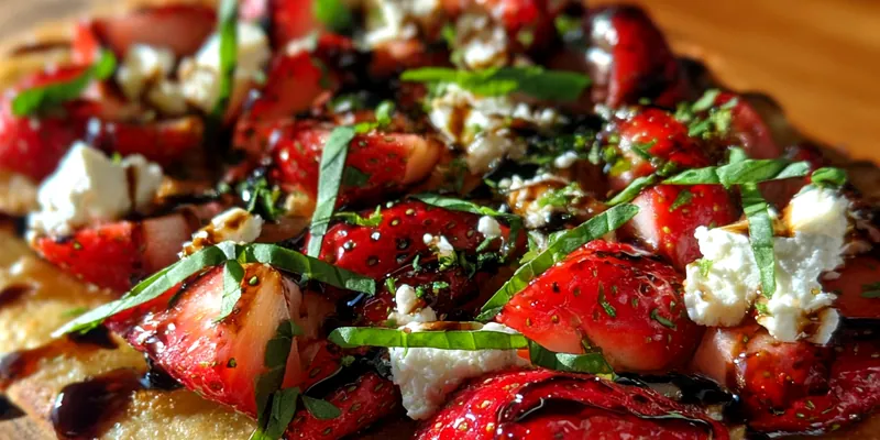 Strawberry Goat Cheese Flatbread