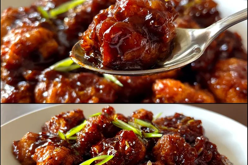 Fresh ingredients for Sweet Glazed Chicken Bites