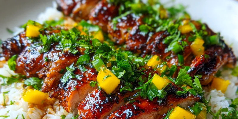 Sweet Mango Glazed Chicken