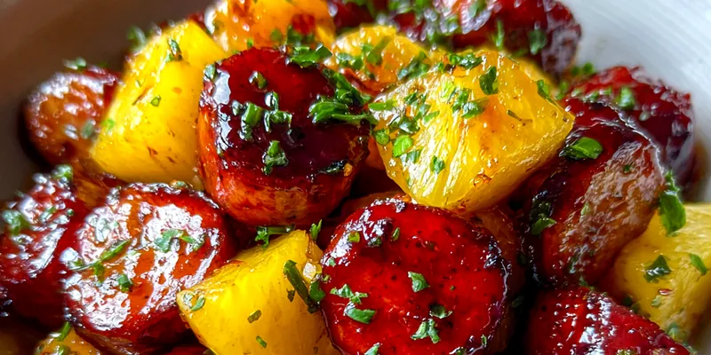 Sweet Pineapple Sausage Bites