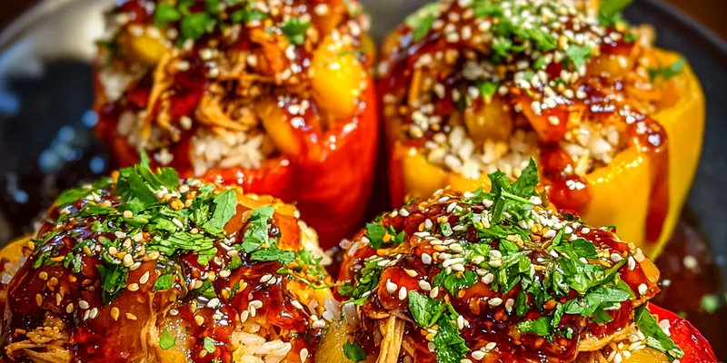 Teriyaki Pineapple Chicken Peppers