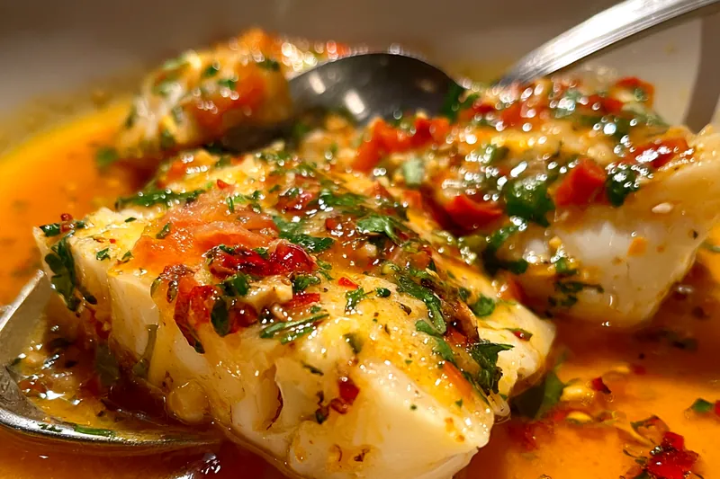 Cooking process for Tilapia in Pepper Sauce