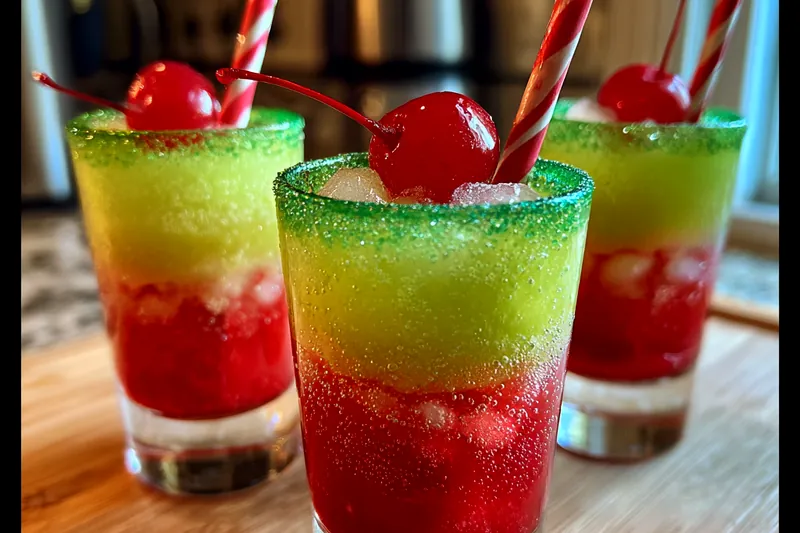 Fresh ingredients for Vibrant Candy Apple Shots
