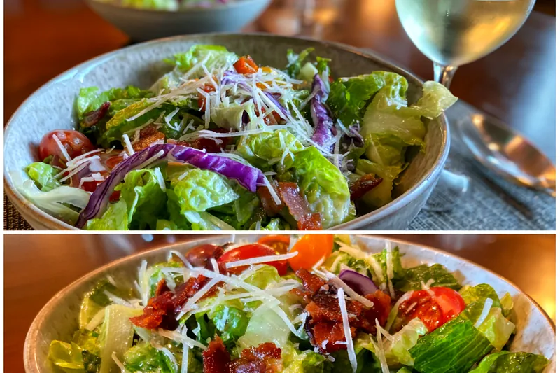 Fresh ingredients for Vibrant Chopped Salad Delight
