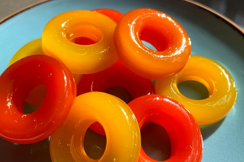 Fresh ingredients for Vibrant Fruit Rings
